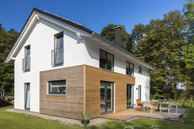 Hausdetails Wohnen und Arbeiten